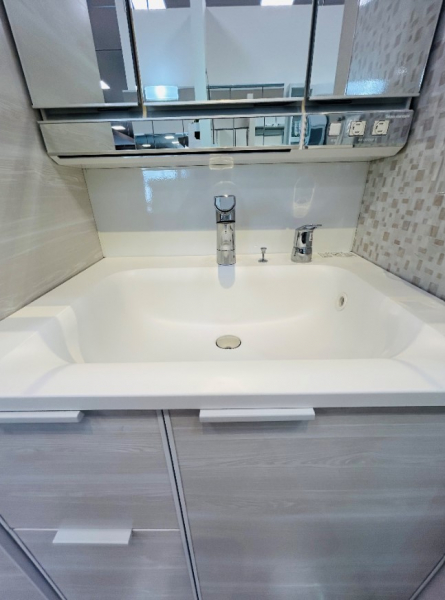 8/25発売のフラットカウンター。広めのボウルでお掃除も楽です♪